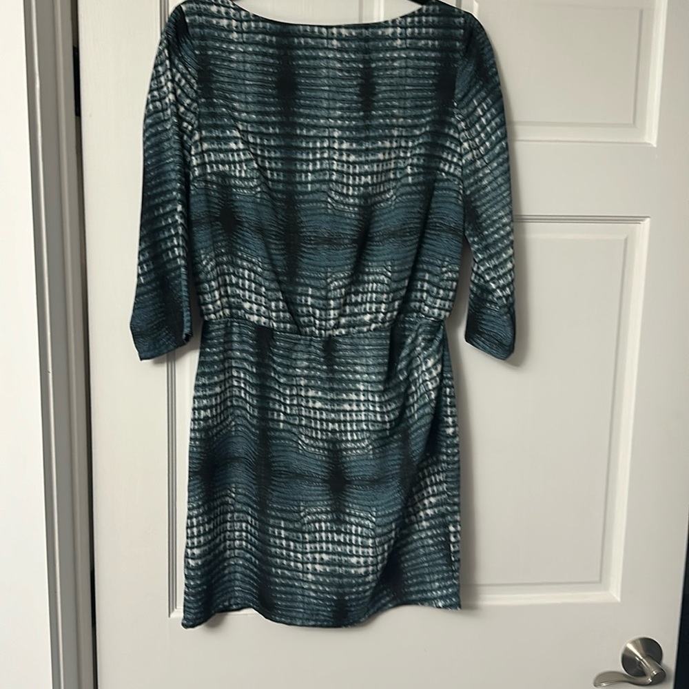 Charlie Jade Printed Cut Out Draped Back Dress